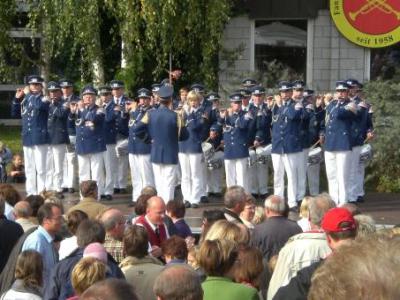 Ständchen zum 50. Jubiläum des Fanfanrenzuges der Grafschaftler Karnevalsgeselschaft Rietberg im Jahre 2008.