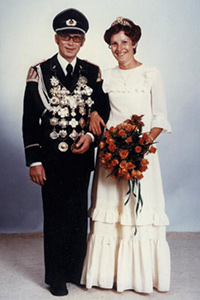 König Heinz VI. Schlepphorst und Königin Königin Marita I. Großebrummel